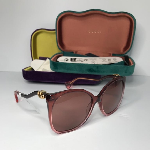 New 💯 Original GUCCIColor : 004 Burgundy Burgundy Red - Picture 1 of 11